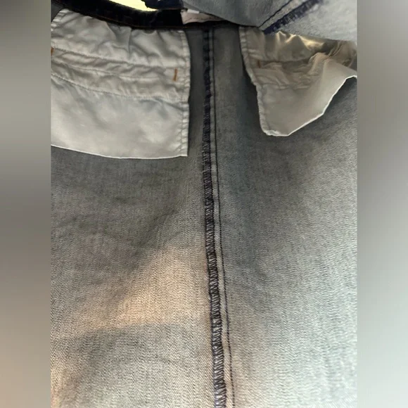 Ann Taylor loft denim skirt - Picture 3 of 5